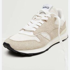 MANGO 🥭 SUEDE BEIGE  COLOURBLOKED